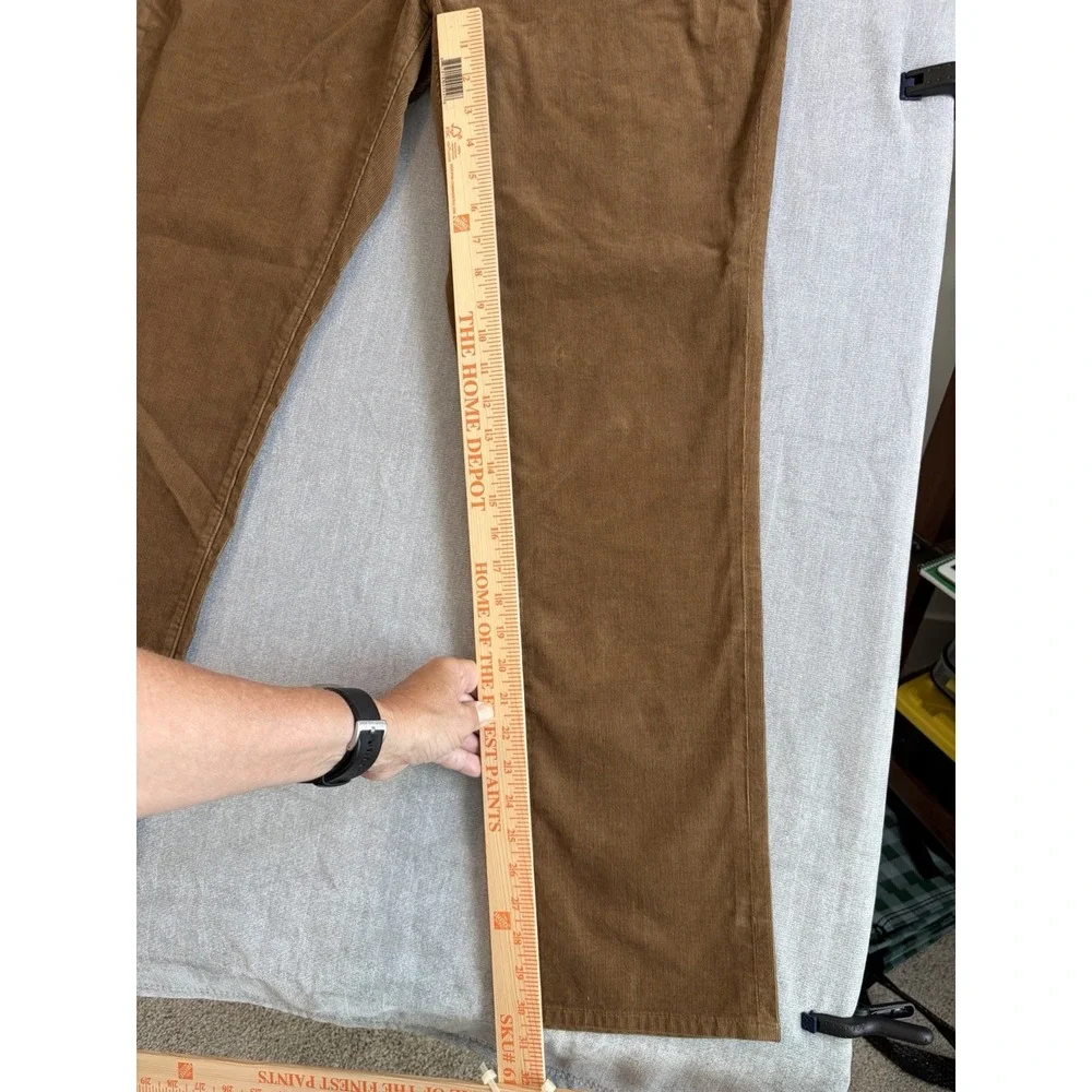 Lands' End Women's Traditional Fit 5 Pocket NWT Corduroy Pants Gold  Size 16